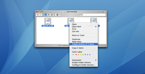 extract zip file for mac